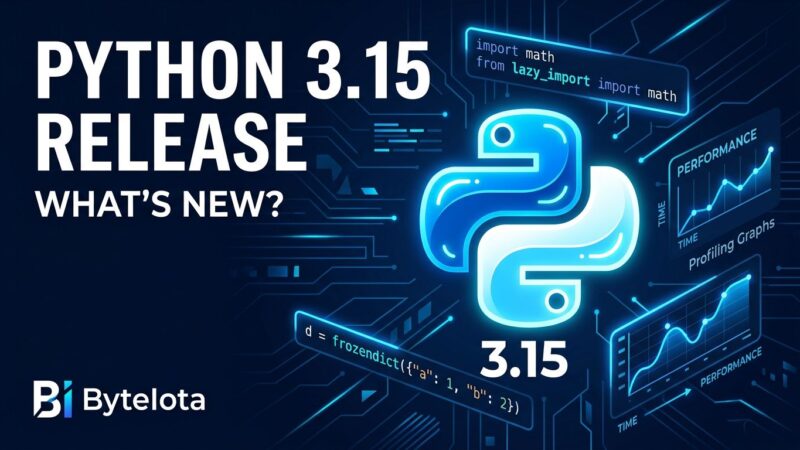 Python 3.15 beta 3 features: lazy imports, frozendict built-in, and Tachyon profiler