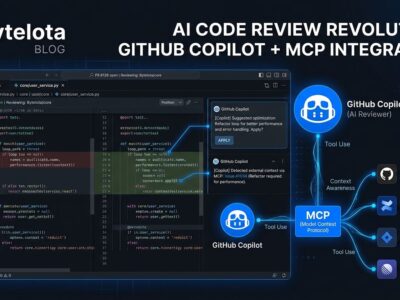 GitHub Copilot code review with agent skills and MCP integration diagram