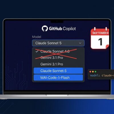 GitHub Copilot model deprecation table showing Claude Sonnet 4.6, Gemini 3.1 Pro and other models being replaced in September 2026