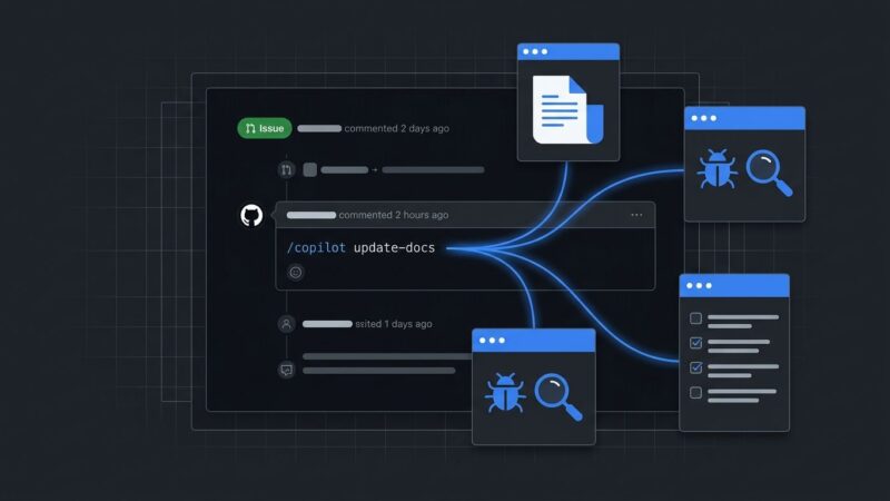 GitHub Copilot cloud agent automation triggered by a comment on a pull request