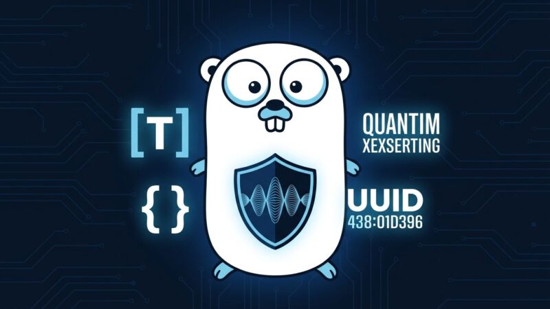 Go 1.27 stable release featuring the Go gopher with generic methods, JSON engine, and post-quantum cryptography symbols