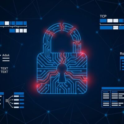 Fractured network connection diagram illustrating NatJack NAT vulnerability affecting Windows Linux and macOS