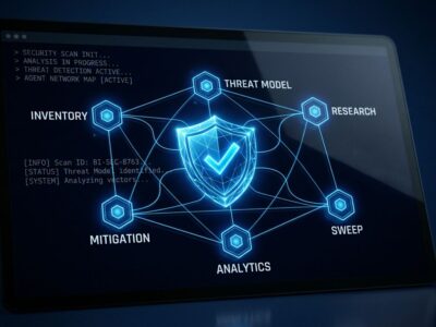Claude Security plugin multi-agent vulnerability scanner terminal interface showing six-phase scan pipeline