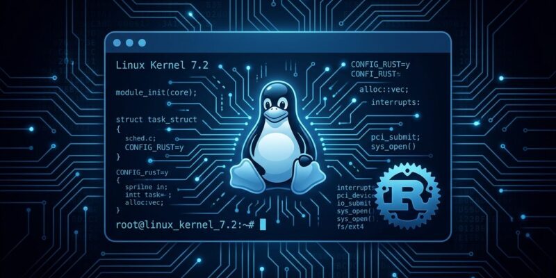 Linux Kernel 7.2 cache-aware scheduling NOVA Rust driver