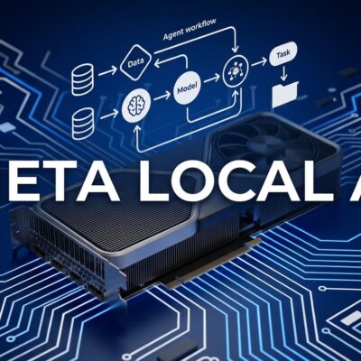Meta Muse Glimmer 30B running as a local AI agent on a consumer GPU