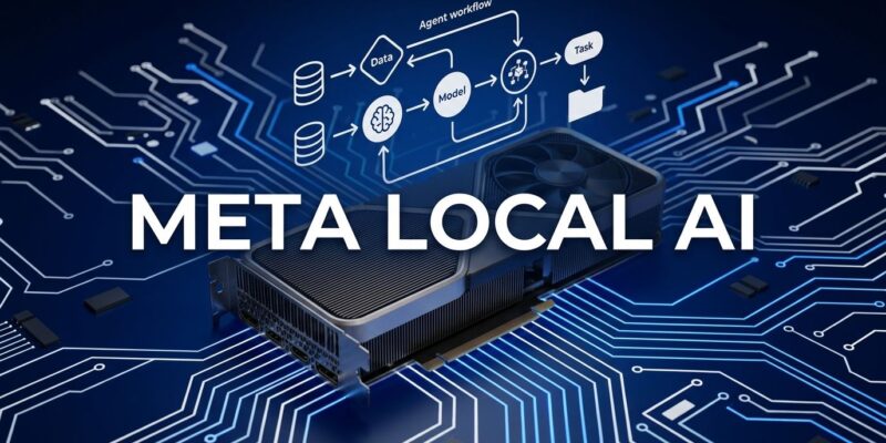 Meta Muse Glimmer 30B running as a local AI agent on a consumer GPU