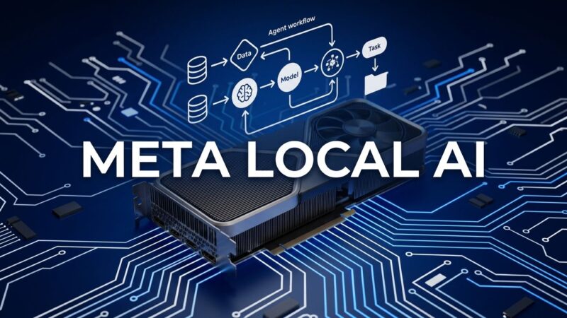 Meta Muse Glimmer 30B running as a local AI agent on a consumer GPU