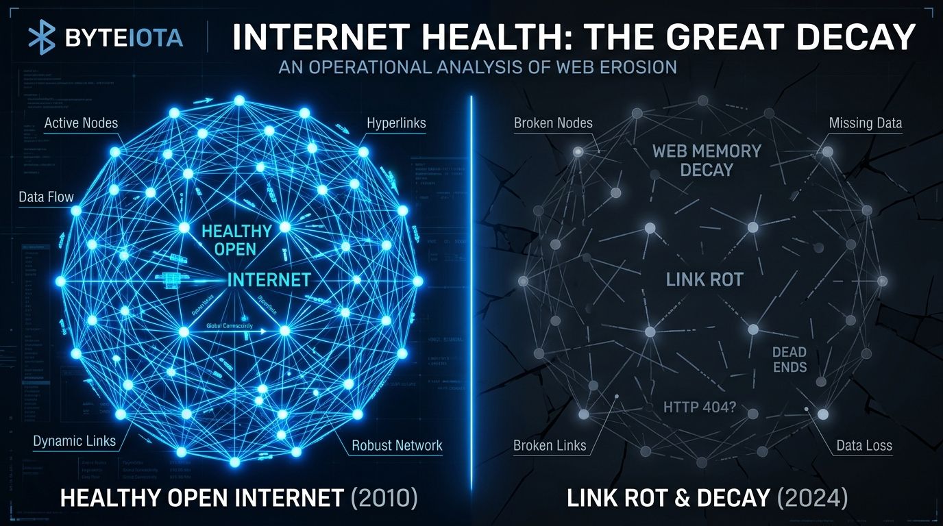 AI Is Eating the Web’s Memory — And Making Itself Dumber