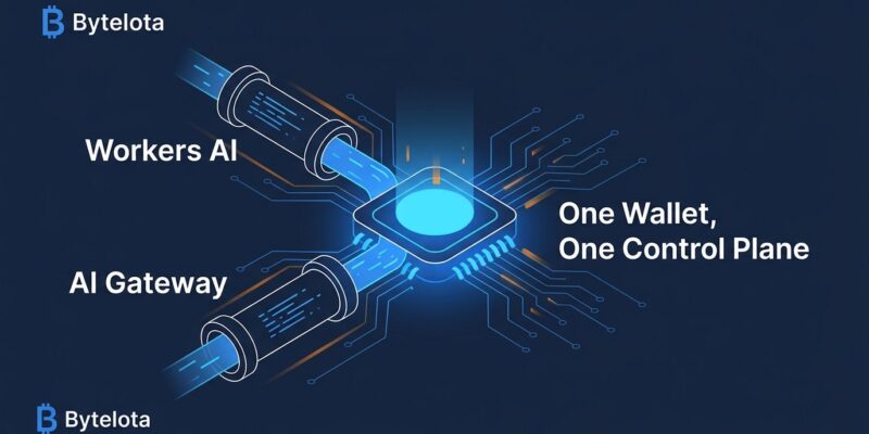 Cloudflare Workers AI and AI Gateway unified into a single control plane with one billing wallet