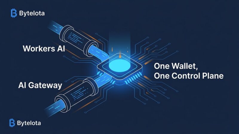 Cloudflare Workers AI and AI Gateway unified into a single control plane with one billing wallet
