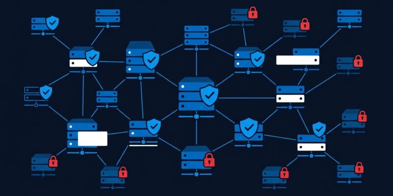 GitHub Copilot enterprise MCP allowlist dashboard showing allowed and blocked server connections