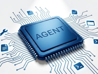 Meta Muse Glimmer AI agent model chip diagram with tool-call connections and Apache 2.0 open-source badge