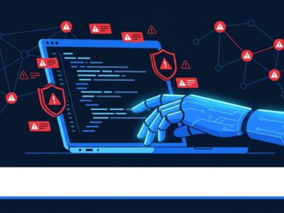 AI coding agent triggering endpoint security detection rules illustration
