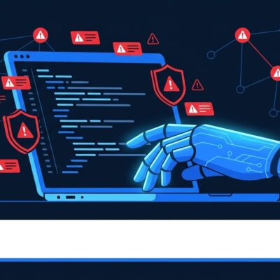 AI coding agent triggering endpoint security detection rules illustration