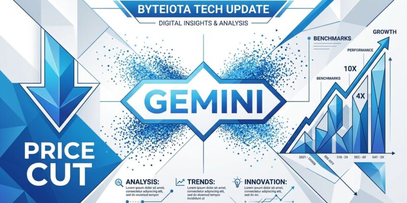 Gemini 3.7 Flash benchmark gains and price cut visualization - Google AI model launch August 2026
