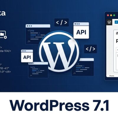 WordPress 7.1 developer APIs: SVG Icon API, Abilities API, iframed editor enforcement