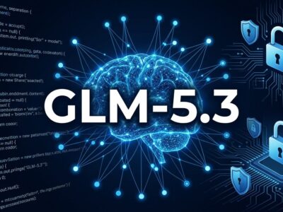 GLM-5.3 open-weight AI model coding and cybersecurity capabilities visualization