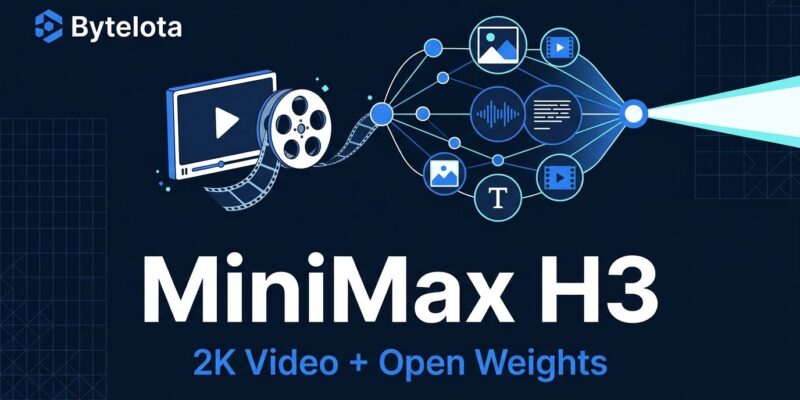 MiniMax H3 multimodal AI video model — 2K video generation with native stereo audio and open weights