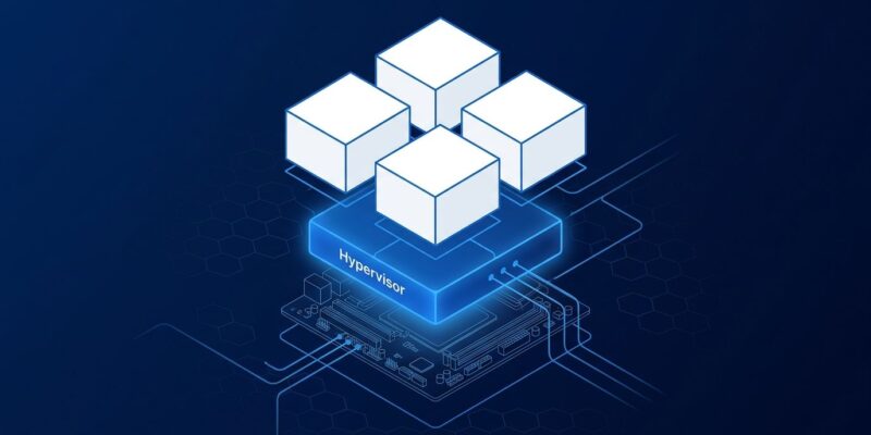 Docker VMM replaces libkrun as the first-party hypervisor in Docker Desktop v4.86, showing container virtualization stack
