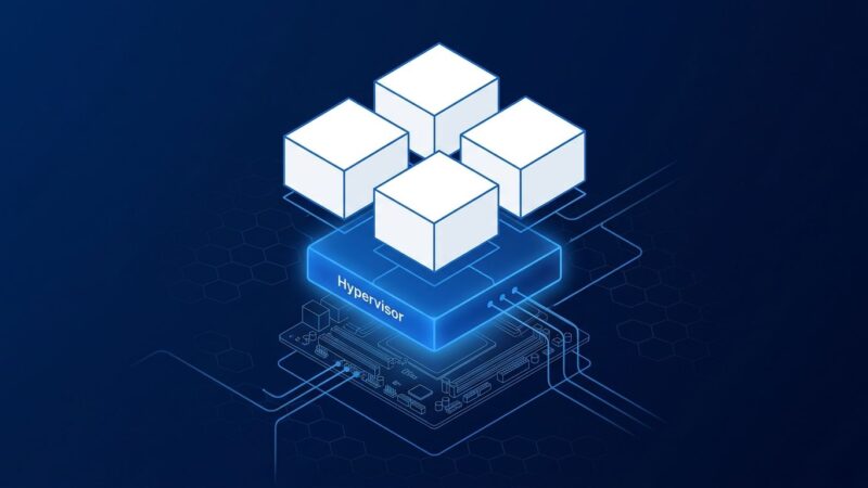 Docker VMM replaces libkrun as the first-party hypervisor in Docker Desktop v4.86, showing container virtualization stack