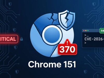 Chrome 151 security update patches 370 vulnerabilities including 7 critical CVEs and an actively exploited V8 zero-day