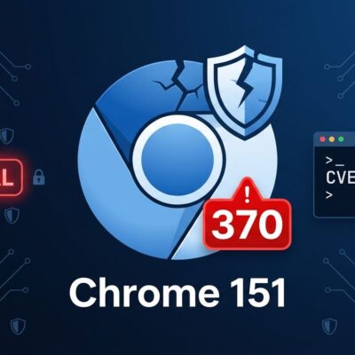 Chrome 151 security update patches 370 vulnerabilities including 7 critical CVEs and an actively exploited V8 zero-day