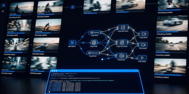 Higgsfield Supercomputer agentic AI video generation pipeline developer dashboard