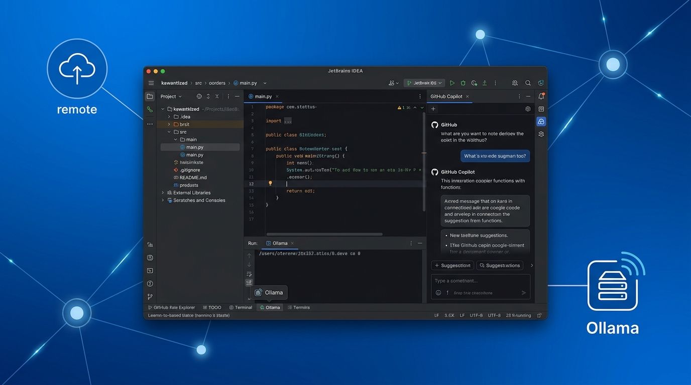 GitHub Copilot Adds Ollama and Memory to JetBrains