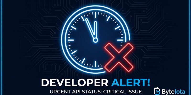 Warning clock representing Claude Opus 4.1 API retirement deadline on August 5 2026