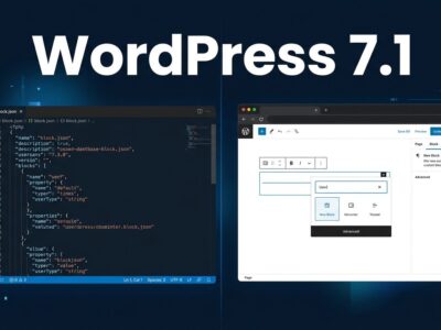 WordPress 7.1 release - block editor code and iframed editor diagram