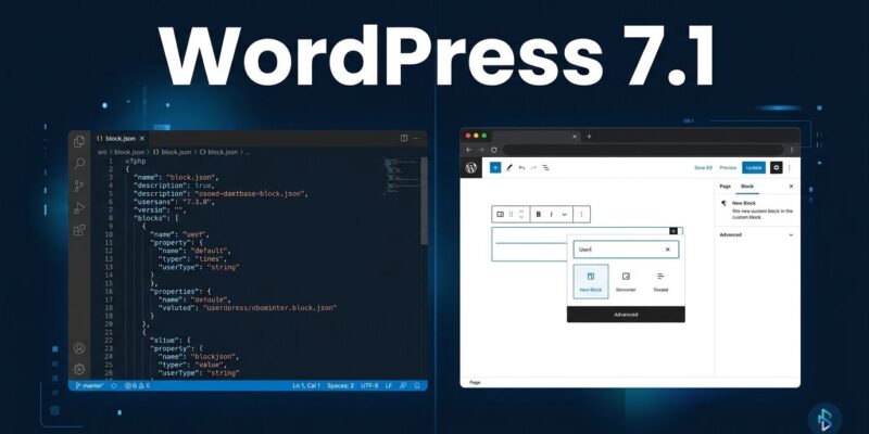 WordPress 7.1 release - block editor code and iframed editor diagram