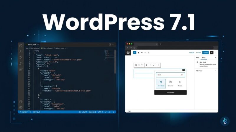 WordPress 7.1 release - block editor code and iframed editor diagram