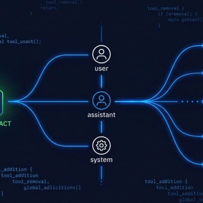 Diagram showing Claude API mid-conversation tool changes with cache preservation visualization