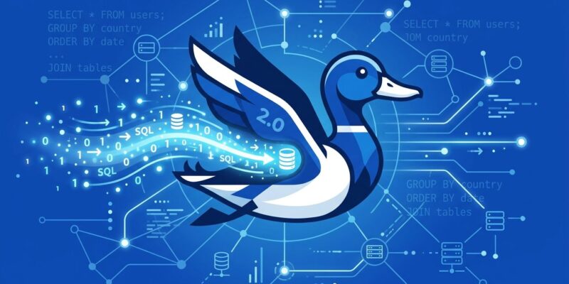 DuckDB v2.0 database with server mode, Quack extension, and async I/O architecture