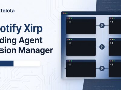 Spotify Xirp dashboard showing multiple parallel AI coding agent sessions in isolated git worktrees