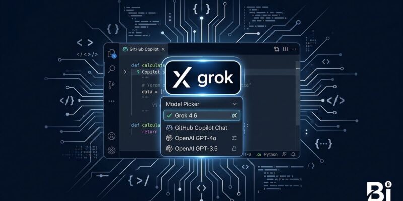 Grok 4.6 AI model now available in GitHub Copilot model picker across 8 development surfaces