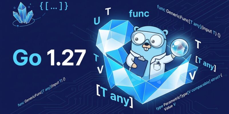 Go 1.27 release: generic methods, JSON v2, and post-quantum crypto