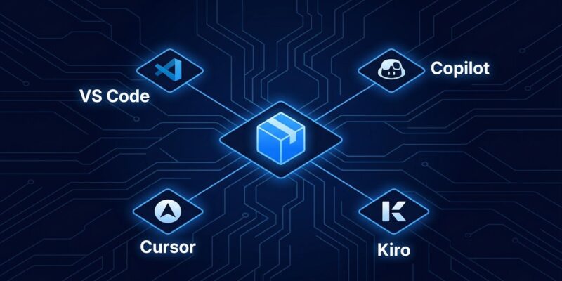 Agent Plugins 1.0 universal format connecting VS Code, Copilot, Cursor, and Kiro agent clients