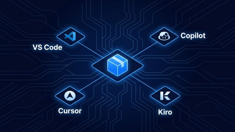 Agent Plugins 1.0 universal format connecting VS Code, Copilot, Cursor, and Kiro agent clients