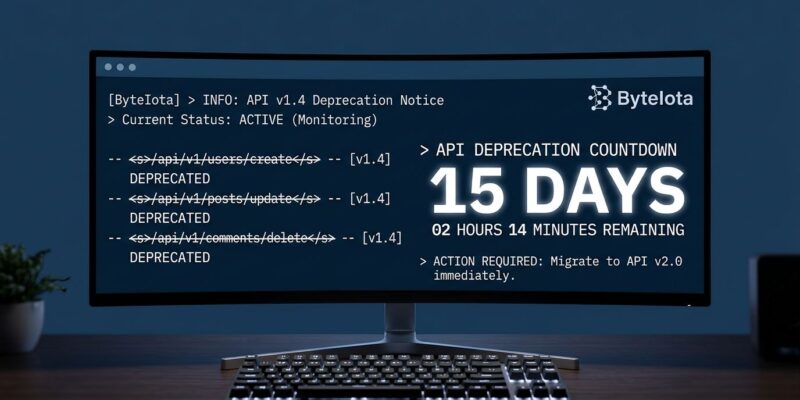 Anthropic Console terminal showing deprecated API endpoints and countdown to August 17 retirement deadline