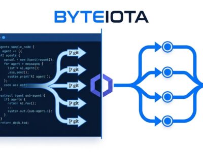 Meta Muse Code terminal AI coding agent showing parallel git worktree architecture with sub-agents