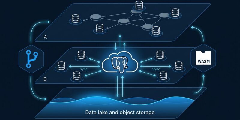 Databricks Lakebase serverless Postgres architecture for AI agents showing per-agent database sandboxes and copy-on-write branching