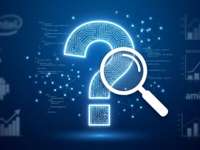 Ox Alpha mystery AI model - glowing question mark with code fragments on blue background