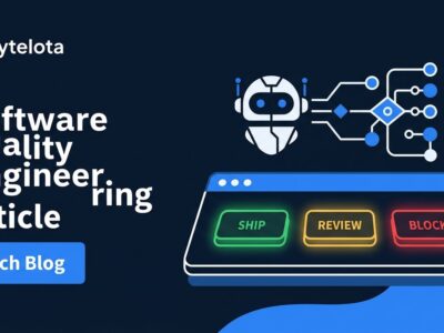 AgentScore dashboard showing ship block review verdict buttons for AI agent production readiness evaluation
