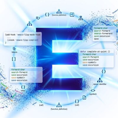 Emacs 31.1 release showing tree-sitter grammar auto-install and completion engine improvements