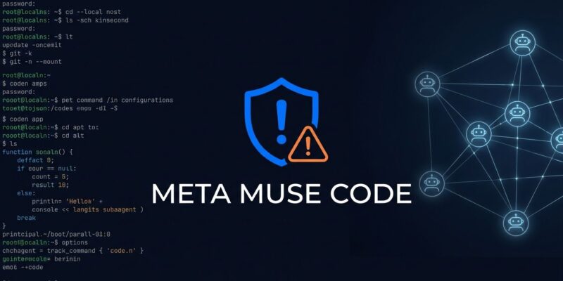 Meta Muse Code terminal coding agent with parallel subagents and data privacy warning