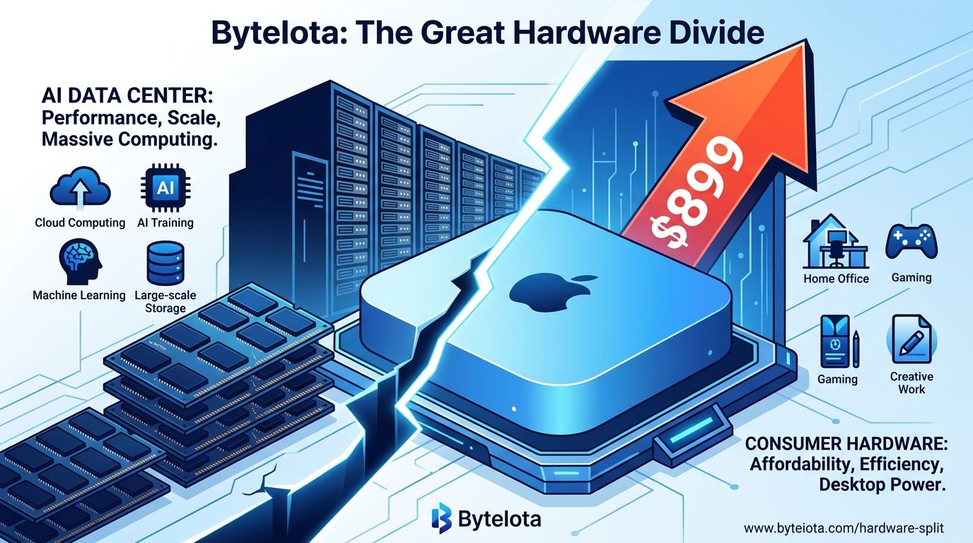 Apple M6 Mac Mini Hits $899 — DRAM Shortage Explains Why