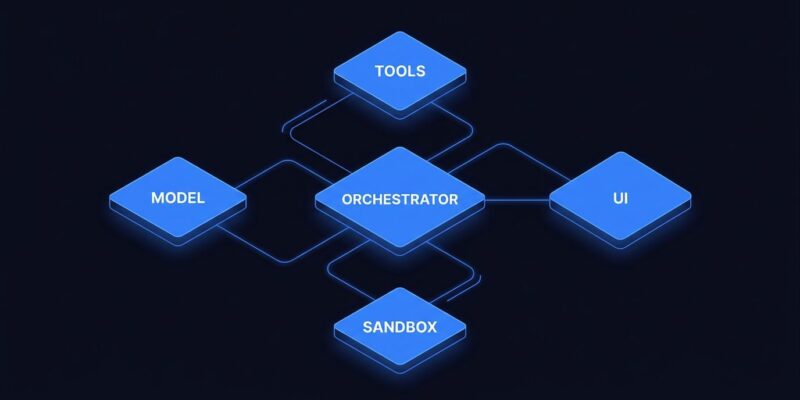 DeepSeek Harness open-source coding agent plugin architecture diagram showing interconnected modular components