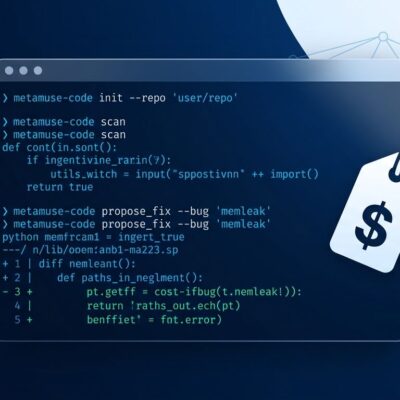 Meta Muse Code terminal coding agent - CLI interface showing parallel subagents in git worktrees with pricing tiers