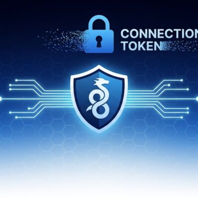 Tailcat networking tool illustration showing encrypted WireGuard tunnel connecting two servers without requiring accounts
